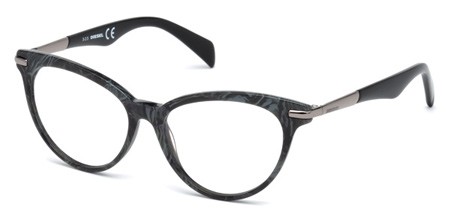 Diesel DL5193 Eyeglasses, 005 - Black/other