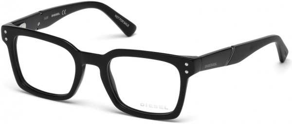 Diesel DL5229 Eyeglasses, 001 - Shiny Black