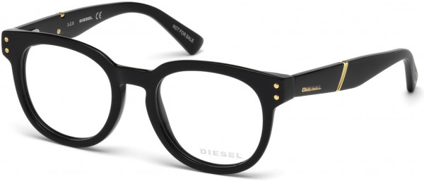 Diesel DL5230 Eyeglasses, 001 - Shiny Black
