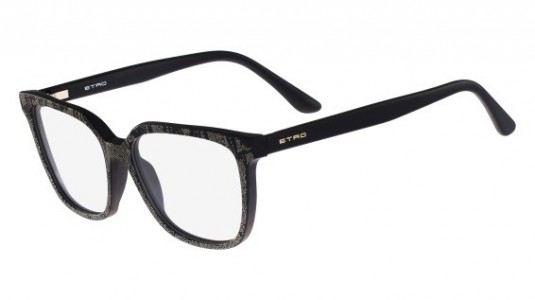 Etro ET2614 Eyeglasses, (005) MAT BLACK PAISLEY