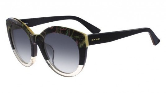 Etro ET600SA Sunglasses, (007) PAISLEY-BLACK