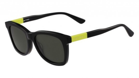 Etro ET632S Sunglasses, (010) BLACK/ACID GREEN