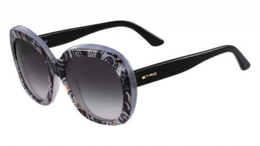 Etro ET633S Sunglasses, (014) BLACK PAISLEY