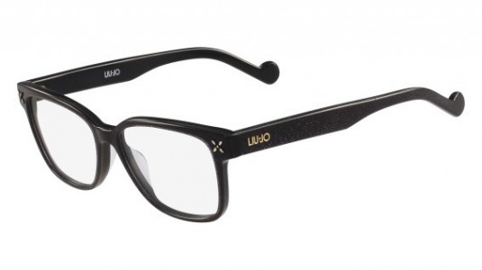 Liu Jo LJ2650 Eyeglasses, (002) BLACK DENIM W-GLITTER
