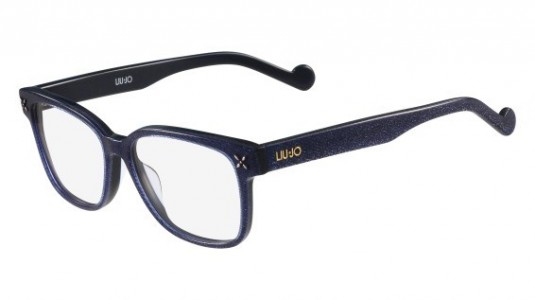Liu Jo LJ2650 Eyeglasses, (463) BLUE DENIM W-GLITTER