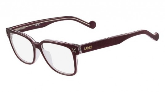 Liu Jo LJ2650 Eyeglasses, (609) BURGUNDY DENIM