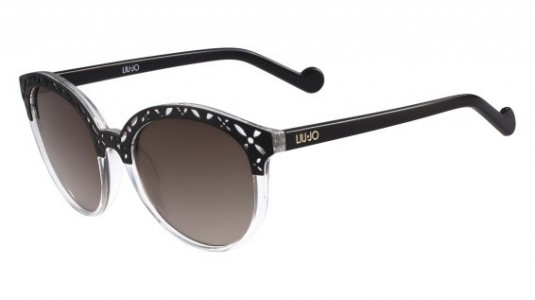 Liu Jo LJ643S Sunglasses, (965) BLACK & CRYSTAL