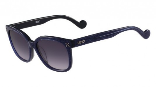 Liu Jo LJ652S Sunglasses, (463) BLUE DENIM W/GLITTER