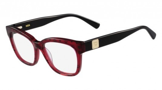 MCM MCM2624 Eyeglasses, (607) RED VISETOS/BLACK