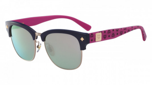 MCM MCM604S Sunglasses, (430) BLUE/PINK VISETOS