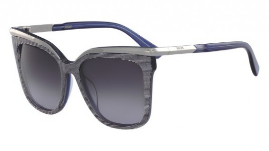 MCM MCM642S Sunglasses, (405) BLUE LUREX