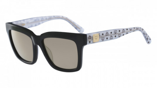 MCM MCM646S Sunglasses, (409) NAVY/SILVER GLITTER VISETOS