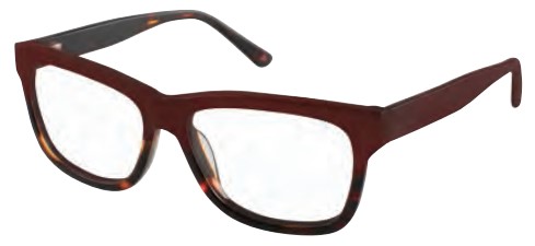 L.A.M.B. LA034 Eyeglasses, Burgundy Tortoise (BUR)