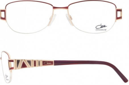 Cazal Cazal 1214 Eyeglasses, 003 Burgundy-Gunmetal