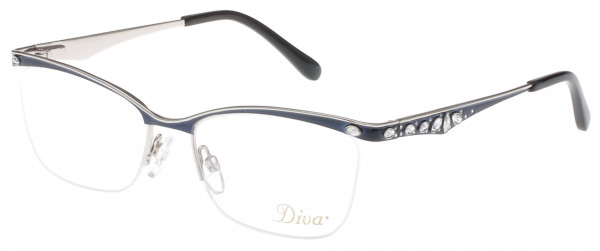 Diva Diva 5474 Eyeglasses, NAVY-SILVER (906)