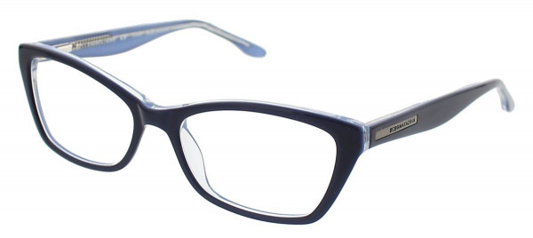 BCBGMAXAZRIA 886453356563TOVAH Eyeglasses, Blue Laminate