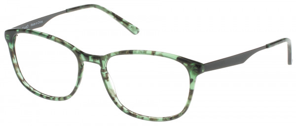 Exces Exces Slim Fit 1 Eyeglasses, GREEN-TORTOISE (201)