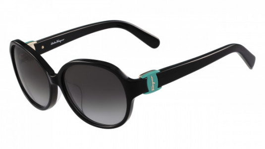 Ferragamo SF841SA Sunglasses, (001) BLACK
