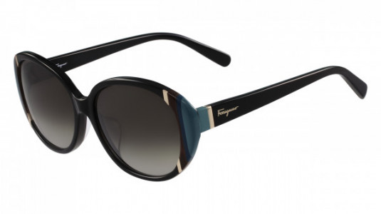 Ferragamo SF842SA Sunglasses, (001) BLACK