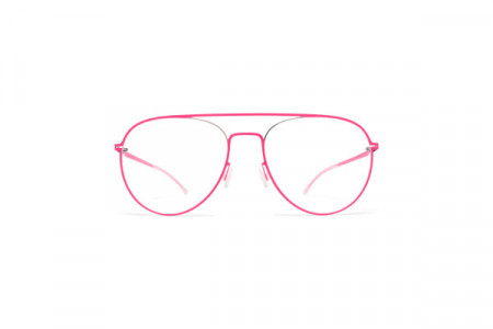 Mykita EERO Eyeglasses, Silver/Neon Pink