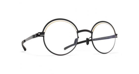 Mykita OTTI Eyeglasses, GOLD/JET BLACK