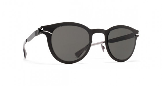 Mykita MACY Sunglasses, MATT BLACK - LENS: DARK GREY SOLID