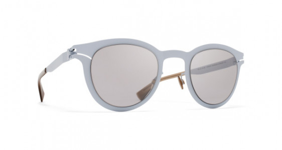 Mykita MACY Sunglasses, POWDER BLUE - LENS: WARM GREY FLASH