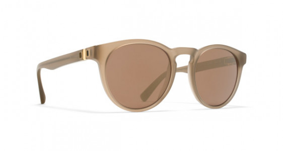Mykita OLIVE Sunglasses, MATT TAUPE - LENS: BRILLIANT BURGUNDY SOLID