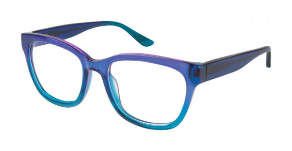 gx by Gwen Stefani GX806 Eyeglasses, Teal/Blue (TEA)