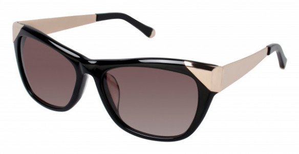 Kate Young K505 Sunglasses, Black (BLK)