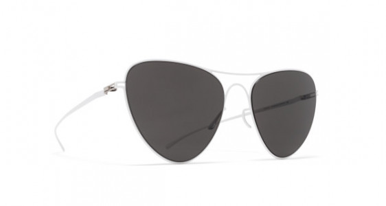 Mykita MMESSE015 Sunglasses, E13 WHITE - LENS: DARK GREY SOLID