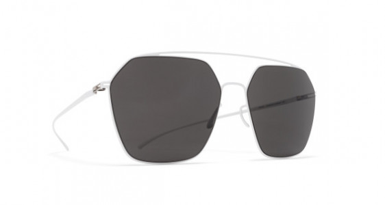Mykita MMESSE016 Sunglasses, E13 WHITE - LENS: DARK GREY SOLID