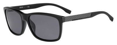 HUGO BOSS Black Boss 0651/F/S Sunglasses, 0HXE(TD) Black Carbon