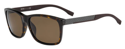 HUGO BOSS Black Boss 0651/F/S Sunglasses, 0HXF(SP) Avna Carbon