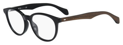 HUGO BOSS Black Boss 0817/F Eyeglasses, 0RAJ(00) Black Dark Brown