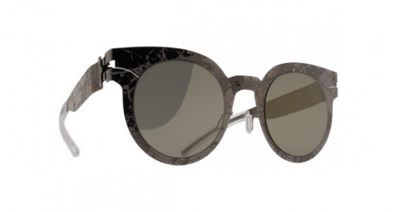 Mykita MMTRANSFER001 Sunglasses, GRAPHITE/MOLEGREY STONE - LENS: GUNMETAL FLASH