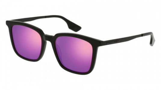 McQ MQ0070S Sunglasses, 006 - BLACK with PINK lenses