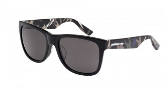 McQ MQ0018SA Sunglasses, 002 - BLACK with GREY lenses