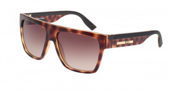 McQ MQ0035S Sunglasses, AVANA with BLACK temples and BROWN lenses