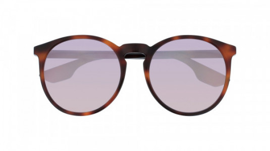 McQ MQ0038S Sunglasses, 002 - HAVANA with PINK lenses