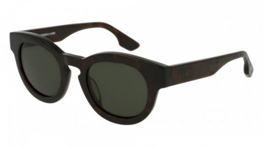 McQ MQ0047S Sunglasses, AVANA with GREEN lenses