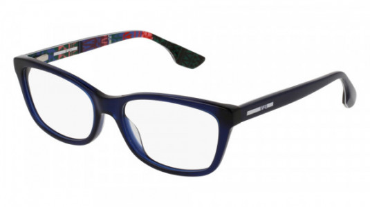 McQ MQ0045O Eyeglasses, 003 - BLUE