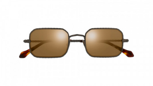 Brioni BR0020S Sunglasses, RUTENIUM with BROWN lenses
