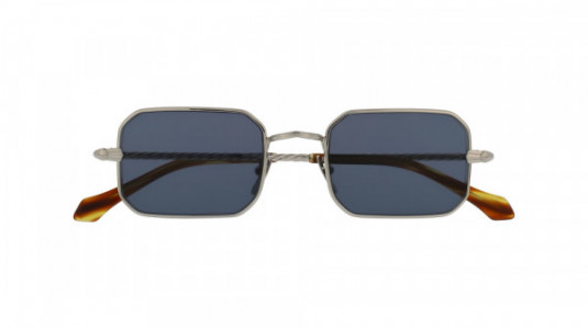 Brioni BR0021S Sunglasses, SILVER with BLUE lenses
