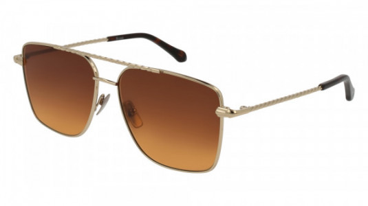 Brioni BR0029S Sunglasses, GOLD with BROWN lenses