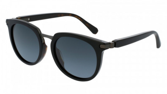 Brioni BR0006SA Sunglasses, BLACK with GREY polarized lenses