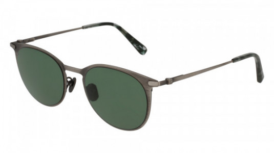 Brioni BR0012S Sunglasses, 002 - SILVER with BLUE lenses