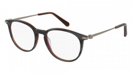 Brioni BR0015O Eyeglasses, 004 - GREY with RUTHENIUM temples