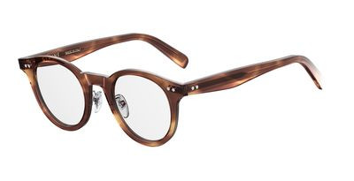 Celine Cl 41463 Eyeglasses, 0Z15(00) Brown Havana Beige Striped