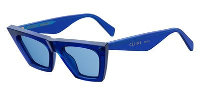 Celine Cl 41468/S Sunglasses, 0GEG(KU) Transparent Blue Transparent Blu
